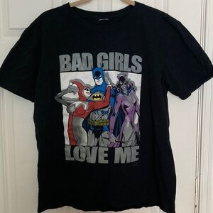DC Comics Black 'Bad Girls Love Me' T-Shirt